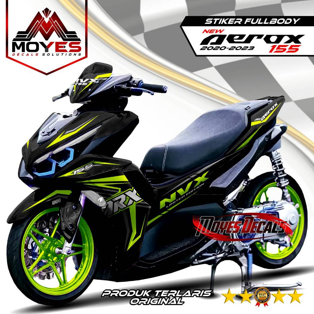 TERBARU Decal Aerox New Connected Fullbody 2021 Dekal Stiker New Aerox Keyless Fullbody 2022 2023