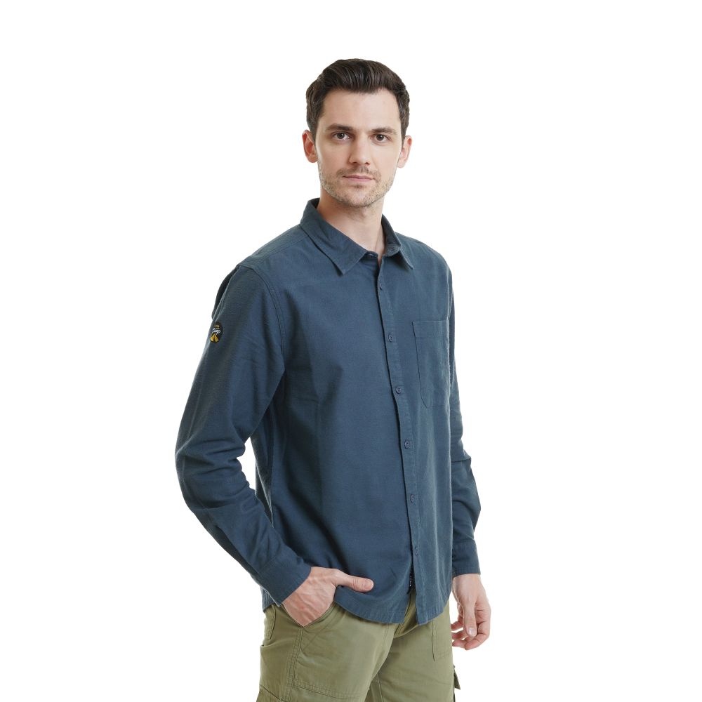 EIGER KEMEJA PANJANG CARDENAZ LS SHIRT - NAVY