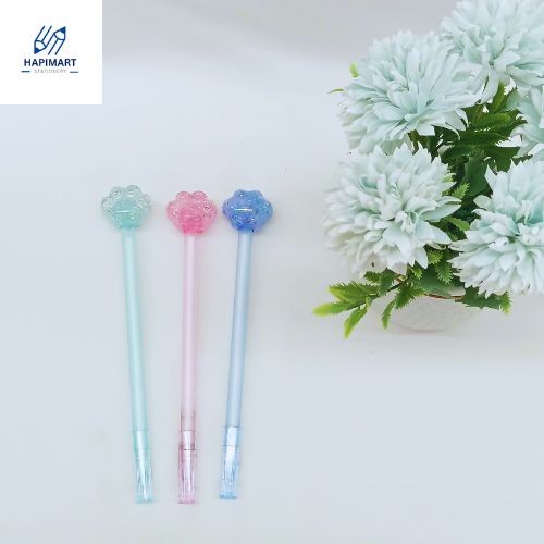 

Pulpen Gel Pulpen karakter /Pena Karakter Lucu/Glass Cat Paw Gel Pen