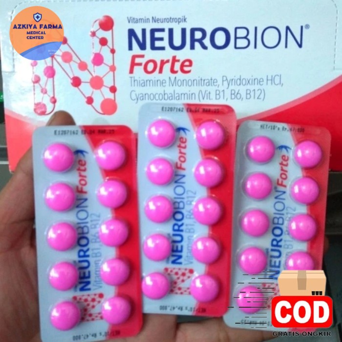 READY NEUROBION FORTE PINK Strip 10 Tablet ORI