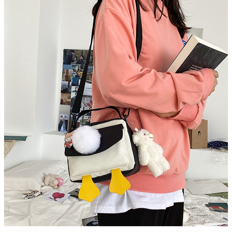 [Gongjin] Duckies Bag Tas Selempang Bahu Bebek Wanita Sling Bag Perempuan Import Korea Kualitas Premium Anak Sekolah Lucu Imut