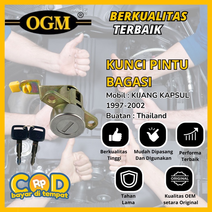OGM-KUNCI PINTU DOOR LOCK BAGASI MOBIL TOYOTA KIJANG KAPSUL 1997-2002