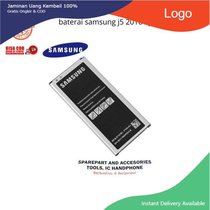 BATERAI BATRE BATERRY SAMSUNG J5 2016 / J510FN KUALITAS ORIGINAL