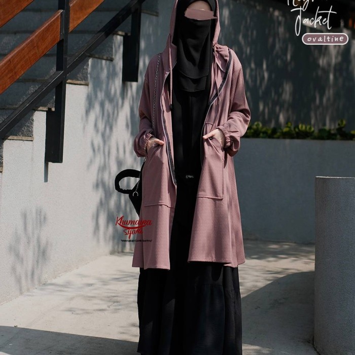 best -JAKET RAYME BY KHUMAIRA SYARI - Hitam, M