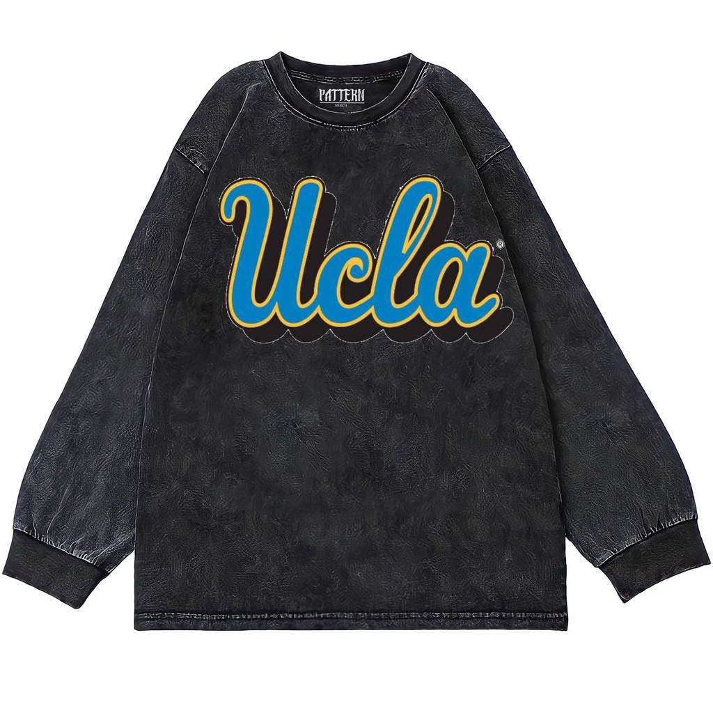 Patternmerch "ucla" Oversize T-Shirt | Longsleeve Oversized | washing tee | Kaos