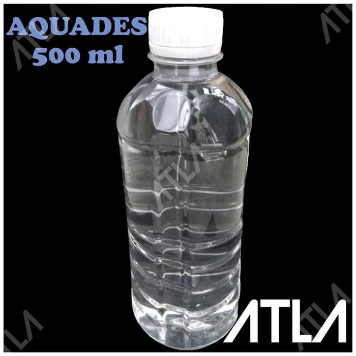 Aquadest 500ml Akuades Aquades Air Suling Murni Disstiled Water Nutrisi Siram Tanaman FH011
