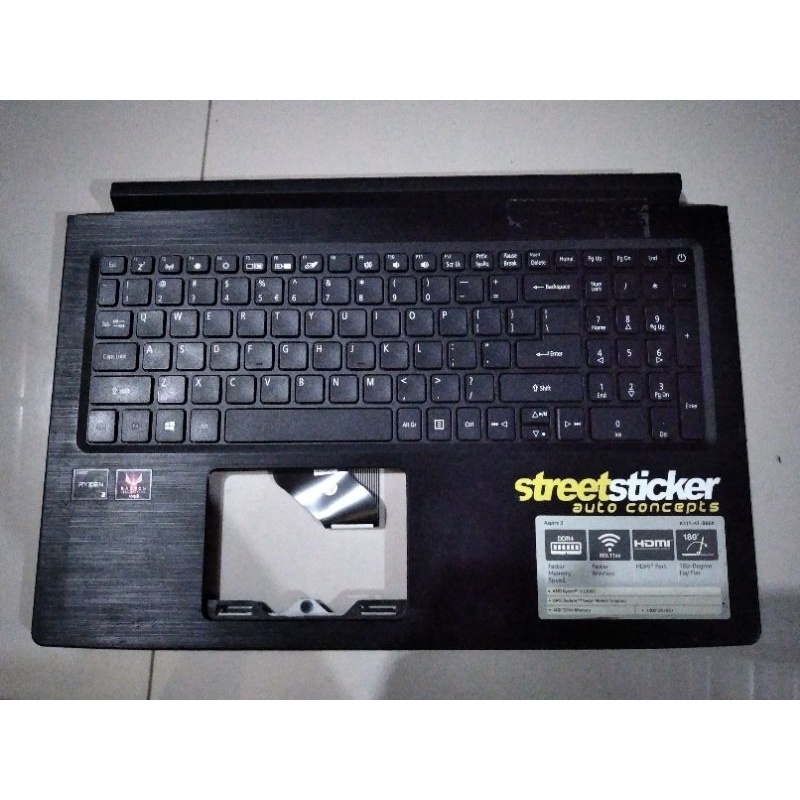 PALMREST casing C casing bagian atas keyboard laptop acer aspire A315-33 A315-41 A315-53