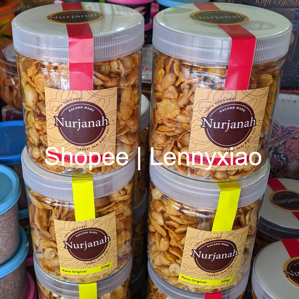 Kacang Madu Premium Nurjanah Toples Khas Pontianak