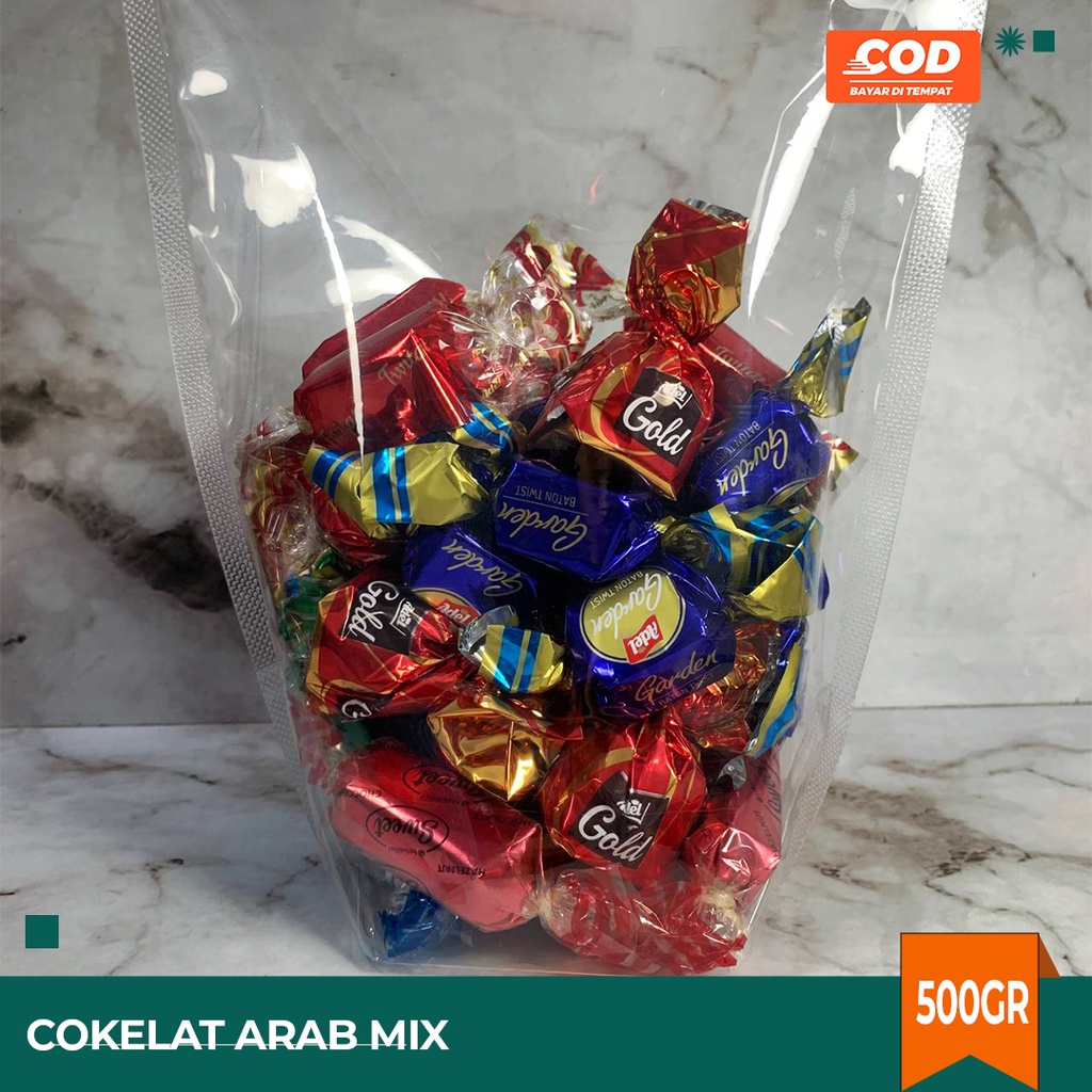 

RB COKLAT ARAB MIX OLEH OLEH HAJI UMROH ORIGINAL COKELAT TURKEY 500gr/1kg