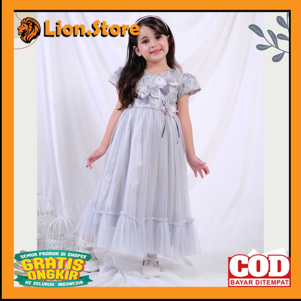 Fior Dress/Baju pesta anak Mewah / baju pesta anak tutu / baju pesta anak / gaun pesta DOT// DRESS A