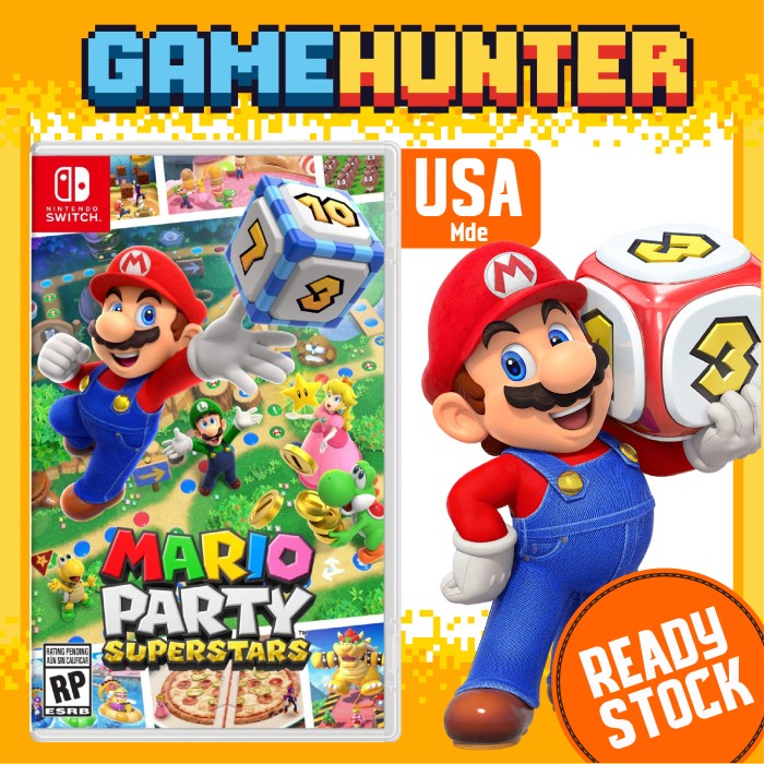 MURAH-  Nintendo Switch Mario Party Superstars / Mario Party Superstar- 1.2.23