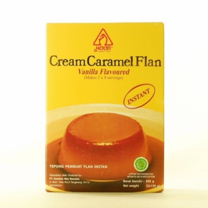 

[Big Sale] Haan Cream Caramel Flan Vanila 300 gr / Bubuk Puding Karamel