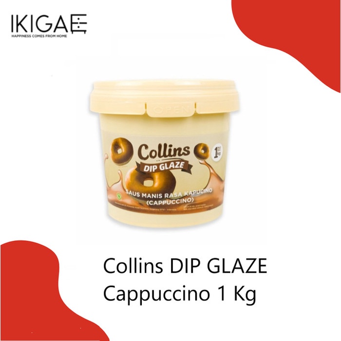 

[Big Sale] COLLINS DIP GLAZE / SELAI PASTA / TOPPING PENGHIAS KUE / DONAT - Cappuccino