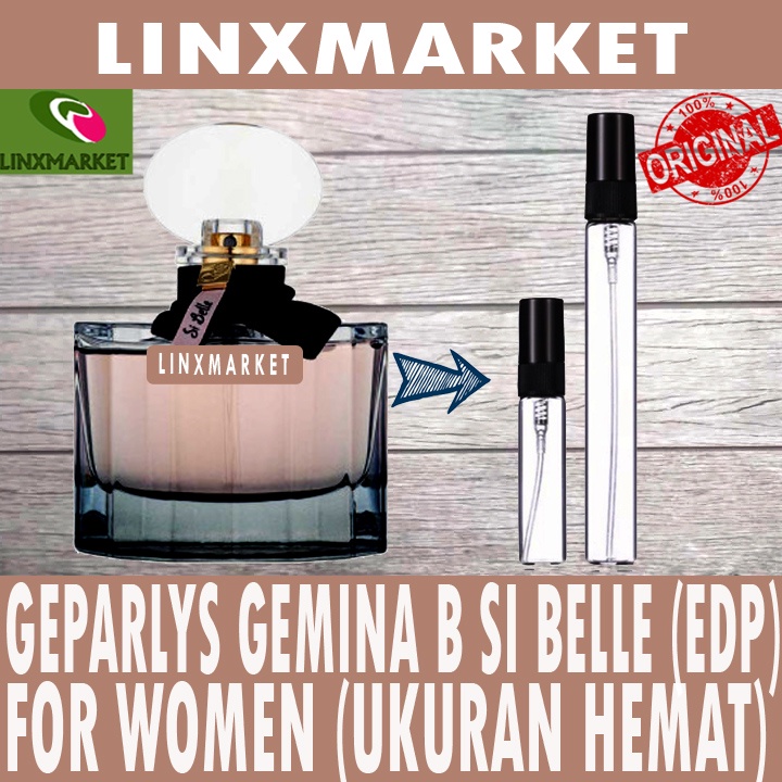 GEPARLYS GEMINA B SI BELLE EDP FOR WOMEN - UKURAN HEMAT -