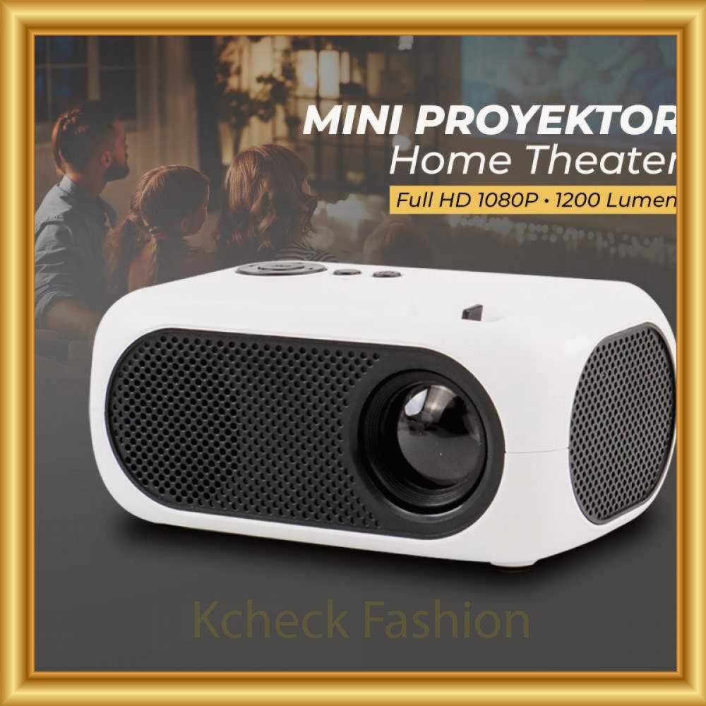 Proyektor Mini LCD Full HD 1080P 3000 Lumens Home Theater -VD410