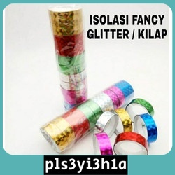 

SOLATIP / ISOLASI WARNA HOLOGRAM / HOLOGRAM TAPE/ LAKBAN LASER/ ISOLASI HOLOGRAM /DEKORASI/ LASER