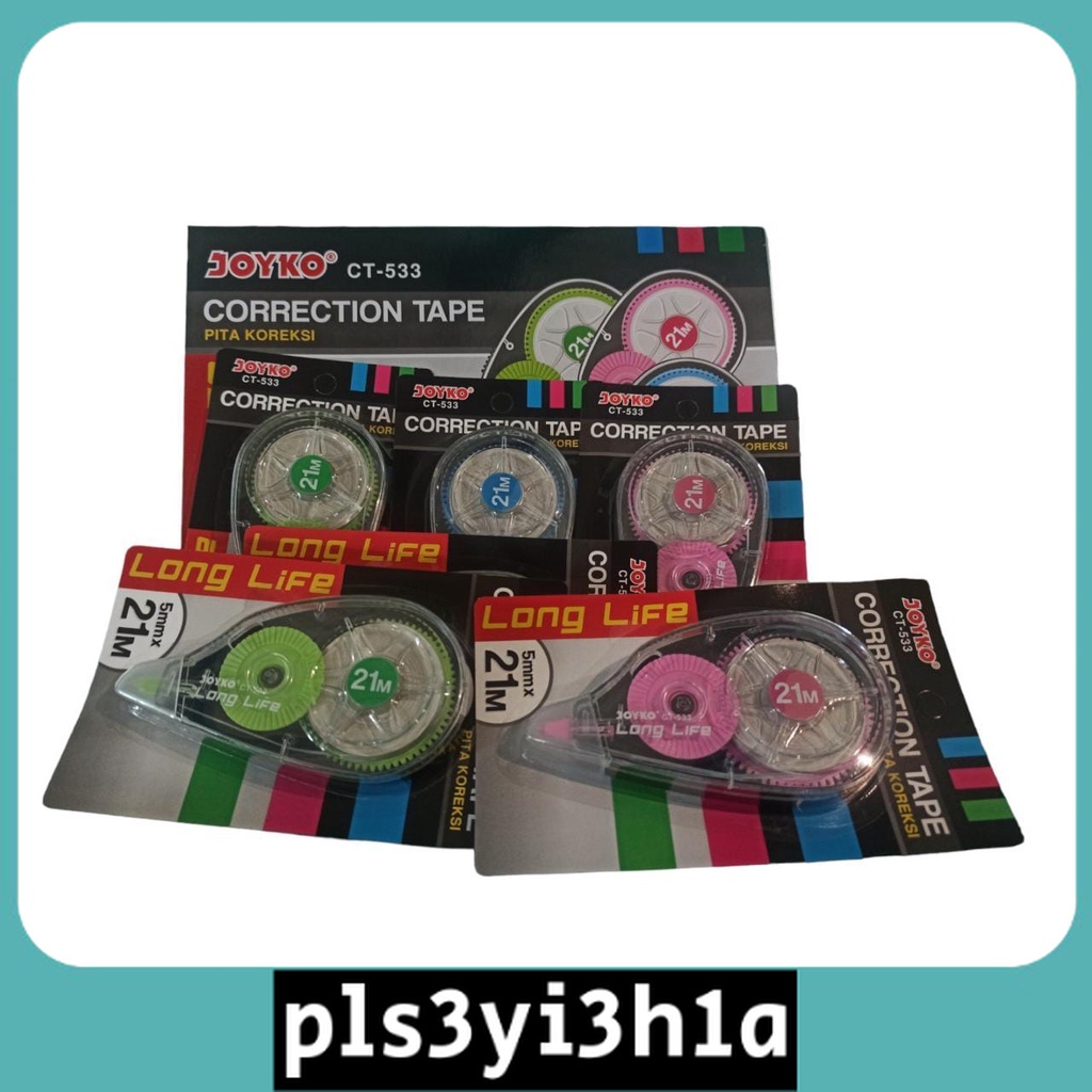 

TIPE-X JOYKO TX-03 KERTAS LONG LIFE CT-533/ CORRECTION TAPE