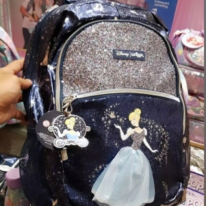BACKPACK SMIGGLE X DISNEY PRINCESS CINDERELLA - TEMPAT PENSIL