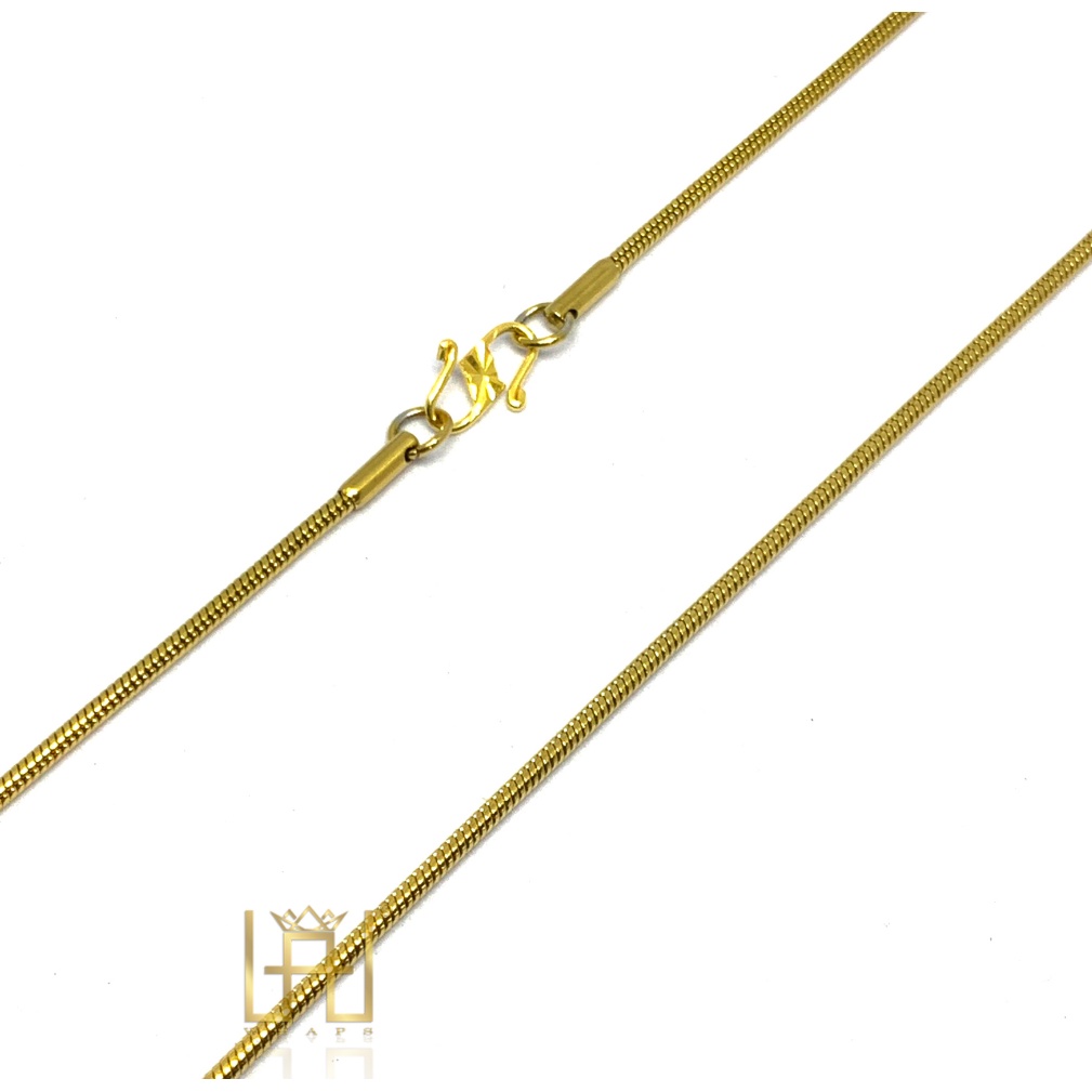 KALUNG Bulat Pengait S Anti Karat Tidak Luntur Kalung Titanium Pria Wanita