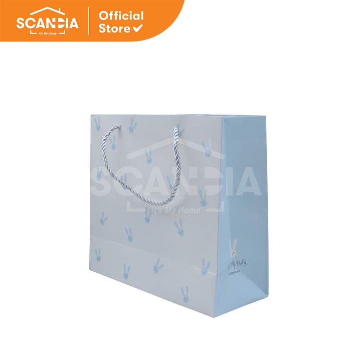

SCANDIA Paper bag Baby Gift Bag 30x27x12 Cm Large Blue (SC0463)
