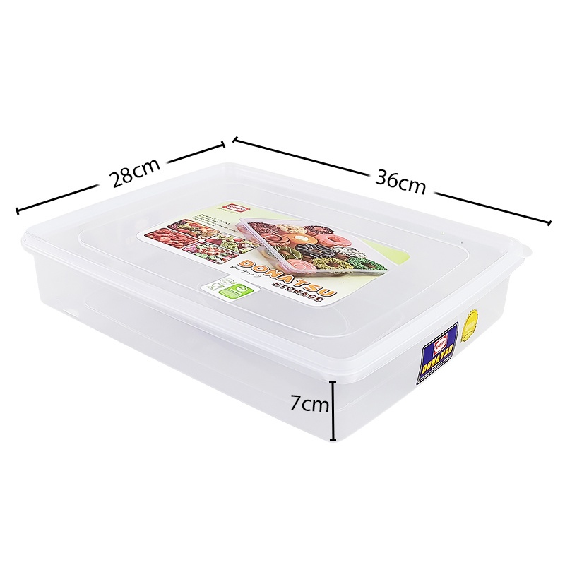 SHINPO Kotak Penyimpanan Makanan 6L Large Kotak Donat Donatsu Food Storage SPO-SIP-306 Clear