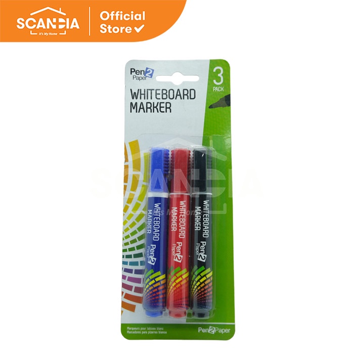 

SCANDIA Spidol Papan Tulis Whiteboard Markers 3 Pcs (SE0033)