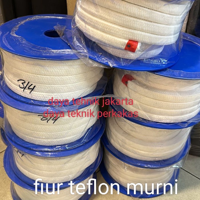 

fiur teflon 6mm x 1rol / packing teflon murni 5kg DTJ