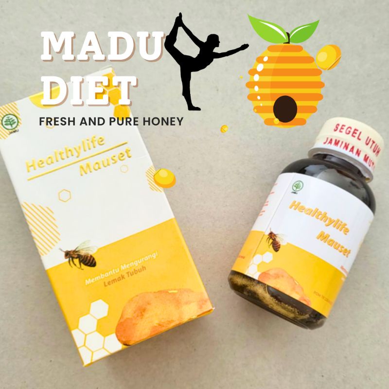 

Healthylife mauset MADU DIET TURUN BB BERAT BADAN MADU ALAMI GARCINIA CAMBOGIA LEMON pelangsing alami 175gr HV