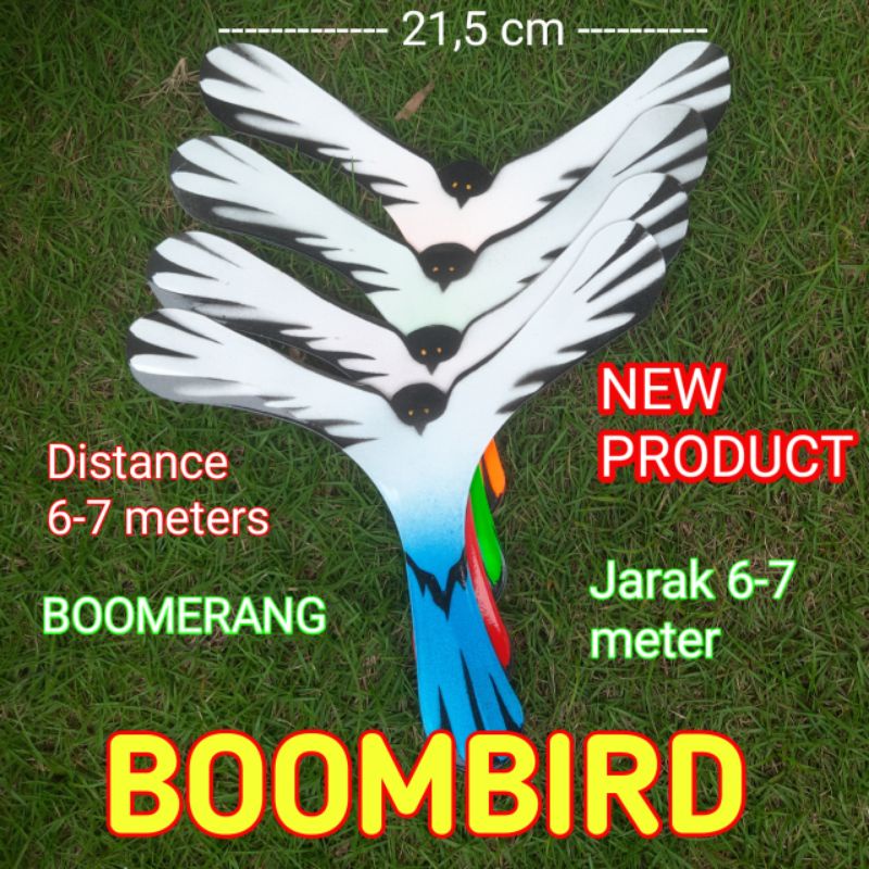 Boomerang Indoor Boomerang BOOMBIRDs Jarak 5 Meter Untuk Pemula
