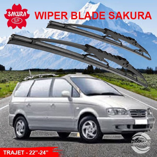Wiper Kaca Depan Trajet Wiper Mobil SAKURA