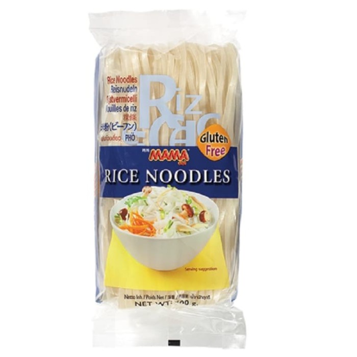 

MAMA Rice Noodle Kwetiau/Kwetiaw/Kwetiauw 400gr Gluten Free