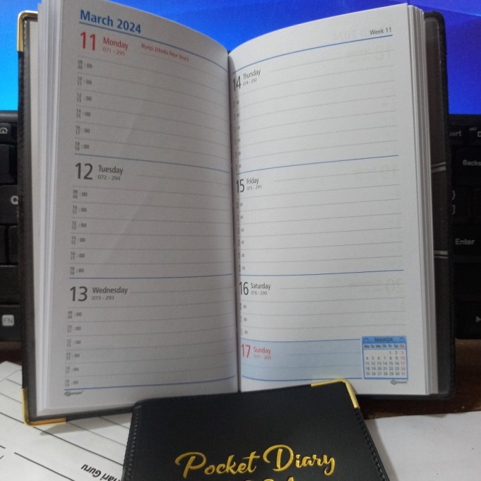 

AGENDA NEW POCKET DIARY TAHUN 2024/AGENDA SAKU POCKET TAHUN 2024 - NEW POCKET
