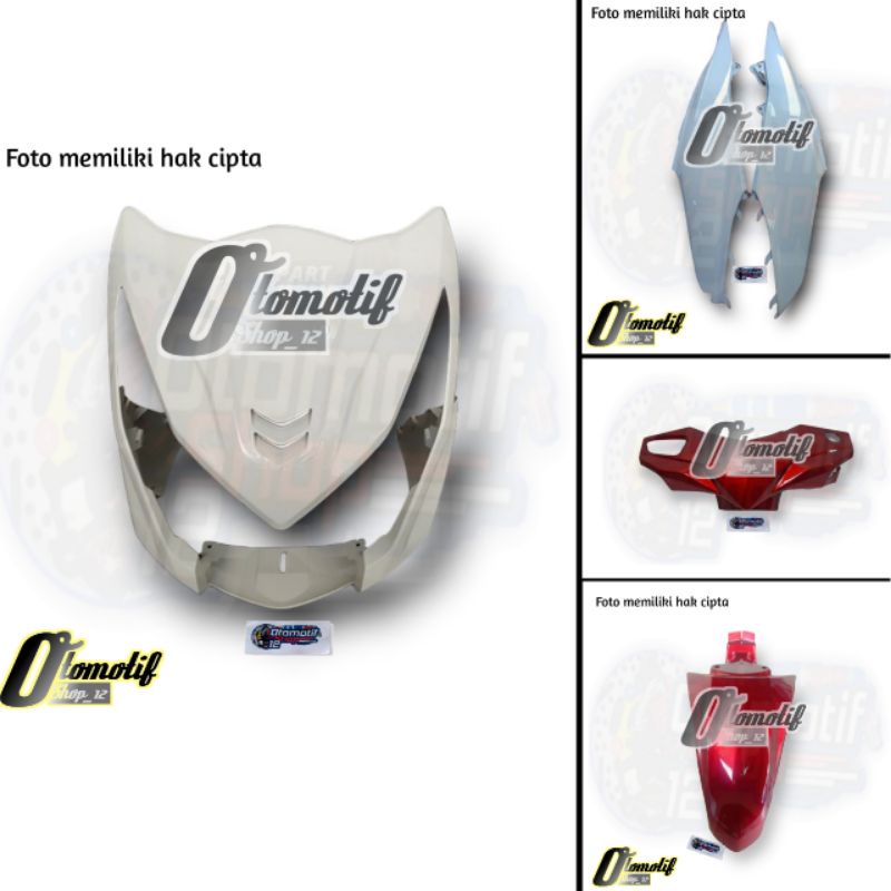 Cover body halus honda beat fi 2013 2014 merah putih / Body Halus Beat Fi 2013 2014 Putih / Body Bea