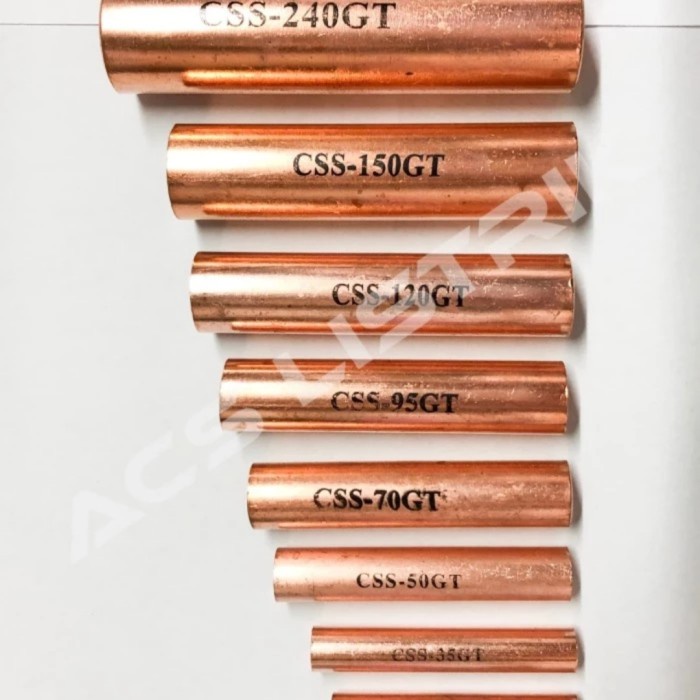 VERBENDING TEMBAGA 50MM SKUN KABEL KONEKTOR ECERAN SATUAN