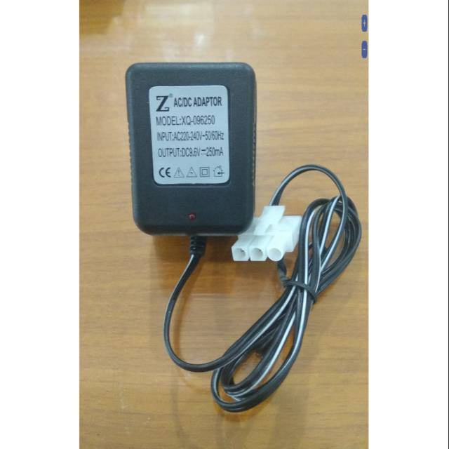 adaptor Charger mobil remot Soket Putih Battery Nicd Nimh Casan Rc Nqd Vmax casan Baterai Rc