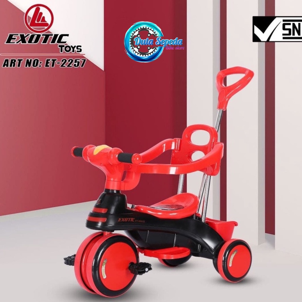 SEPEDA ANAK RODA TIGA TRICYCLE EXOTIC ET 2257