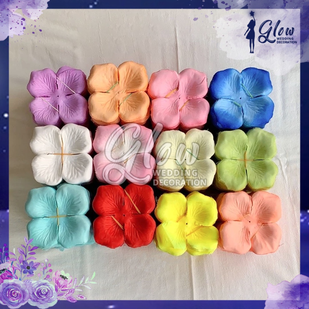 500 GR ROSE PETAL (KELOPAK BUNGA MAWAR) MURAH -/BUNGA HIAS/dekorasi/PETALS/KARPET BUNGA KILOAN/FLORI