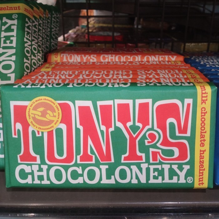 

Tony's Milk Chocolate Hazelnut 180gr - Cokelat Import