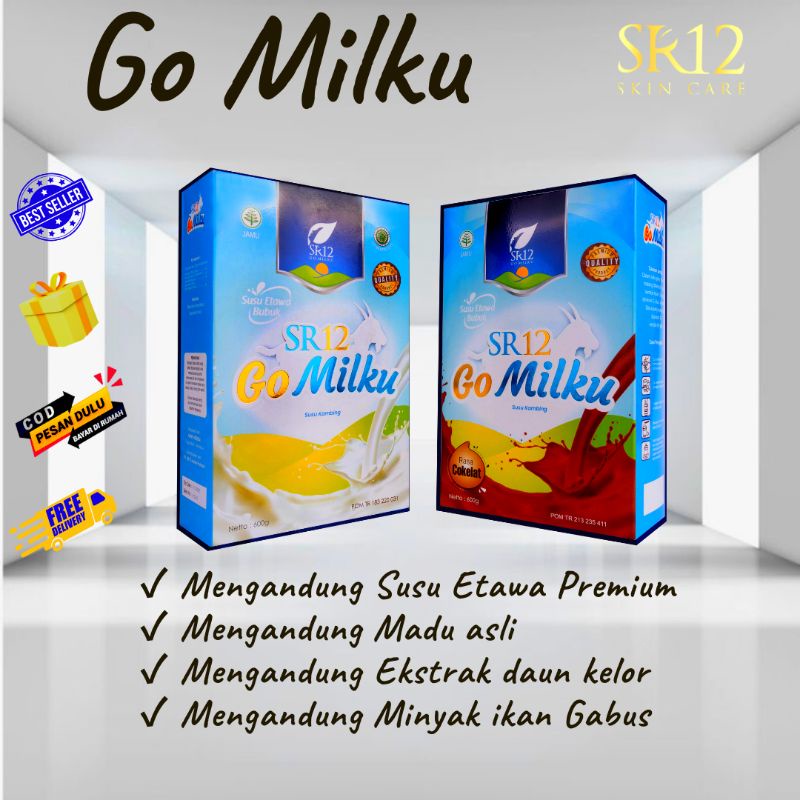 

GO MILKU SR12 SUSU KAMBING ETAWA PENGGEMUK BADAN