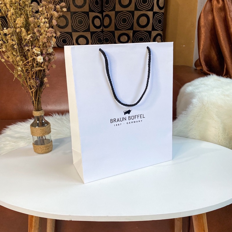 

Paper Bag Braun Buffel Medium Paperbag Untuk Kado Dompet