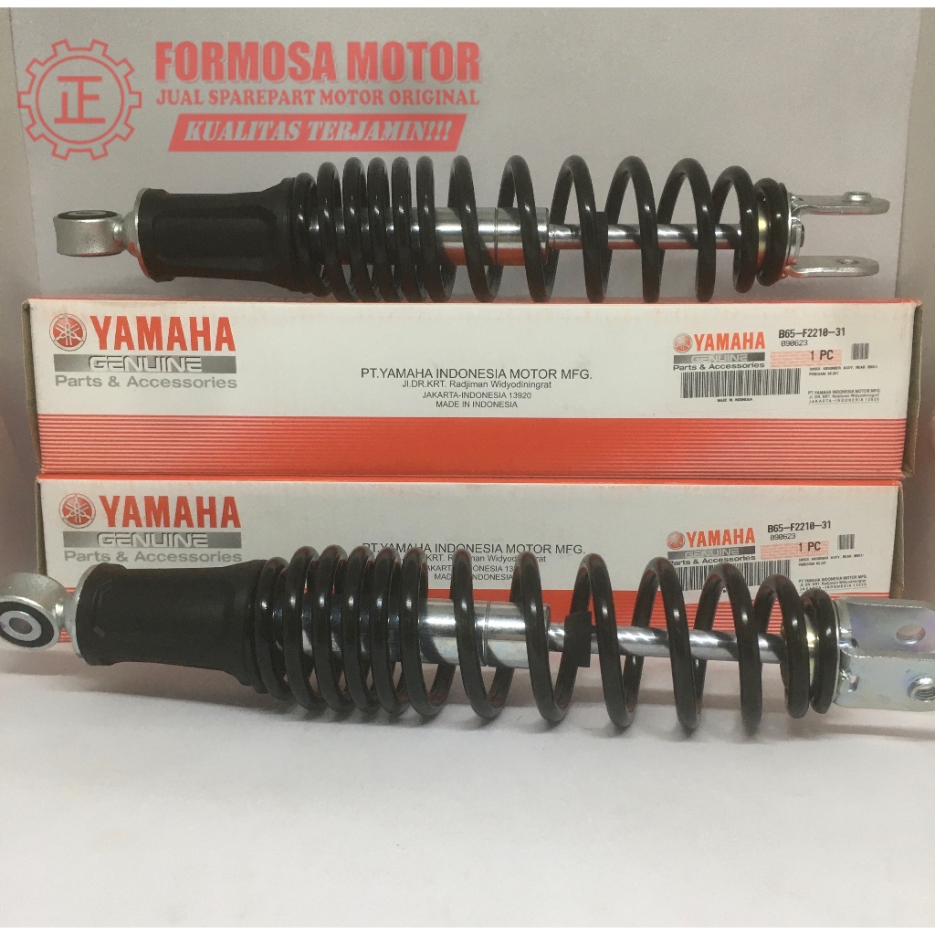SHOCK BELAKANG SHOCK BREAKER AEROX 155  YAMAHA B65-F2210-31 DIJAMIN 100% ORIGINAL