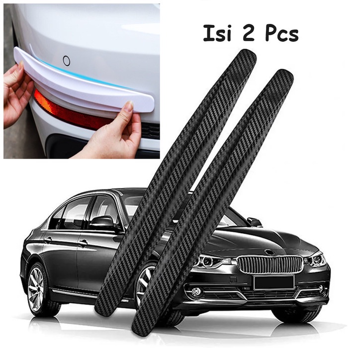 Stiker Karet Pelindung Body Bemper Bumper Guard Mobil Universal Isi 2