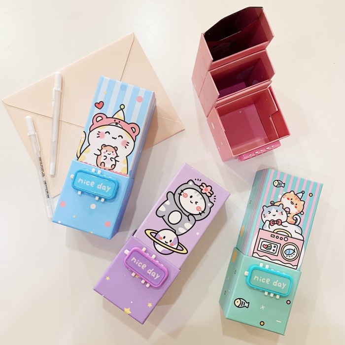

SOS Kotak Pensil Karton Kode KAX190/Tempat Pensil/Tepak/Pencil Case - 190 30 cat, Bebas