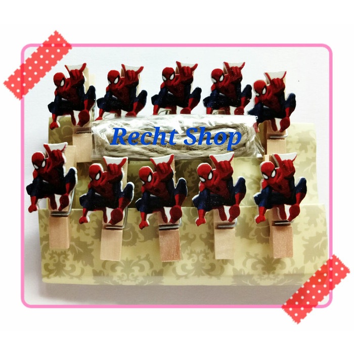 

penjepit poto / wooden clip karakter