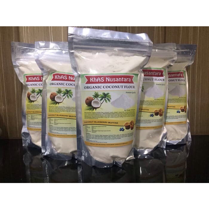 

LG80 TC Tepung Kelapa Keto (Coconut Flour) Premium Quality 500 gram