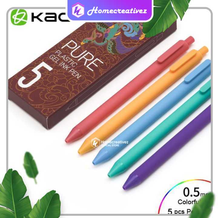 

Kaco PURE CLASSIC III Special Edition Pena 0.5mm 5PCS - K1015(Colorful Ink)
