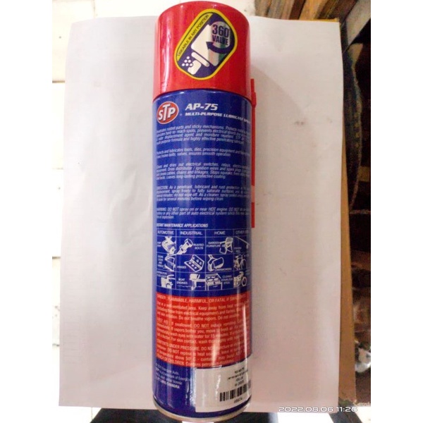 STP AP-75 Penetrant & Lubricant Pelumas Anti Karat Logam Besi 450 ml
