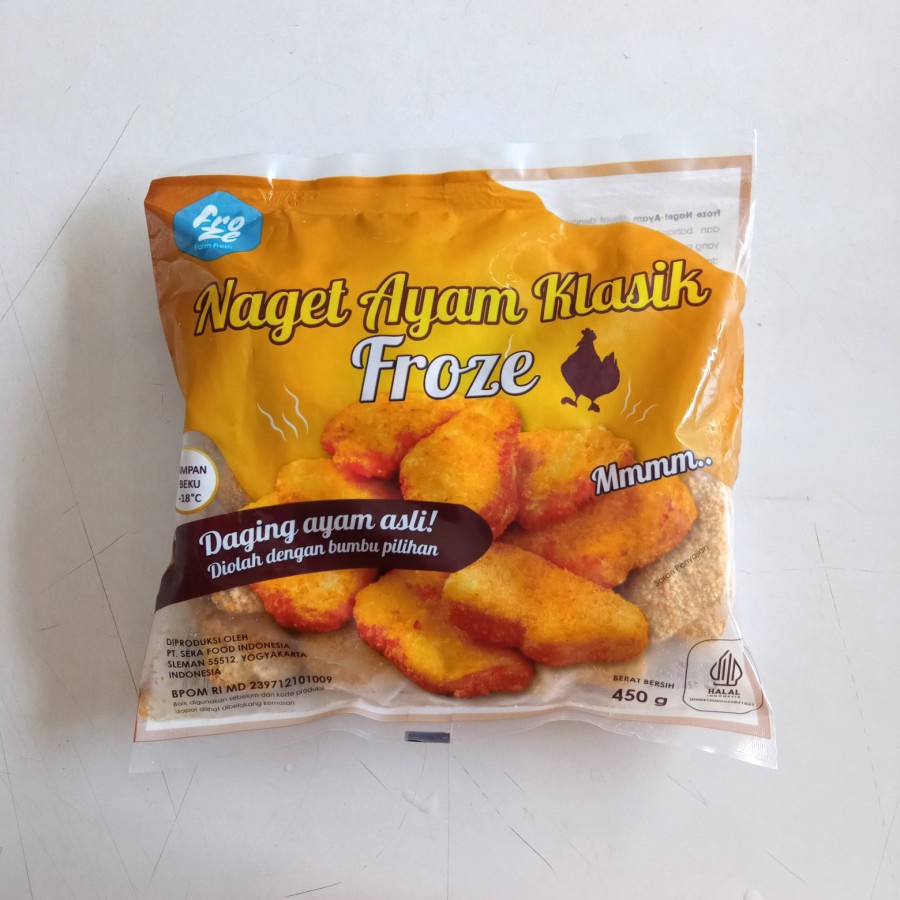 FROZE Ayam Chicken Nugget Klasik Beku 1kg