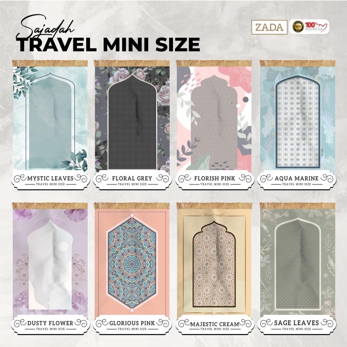 Sajadah Travel Print Untuk Sujud - Masjidil Haram