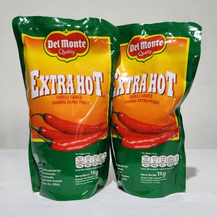 

DELMONTE EXTRA HOT CHILI SAUCE 1KG REFILL / SAUS SAMBAL